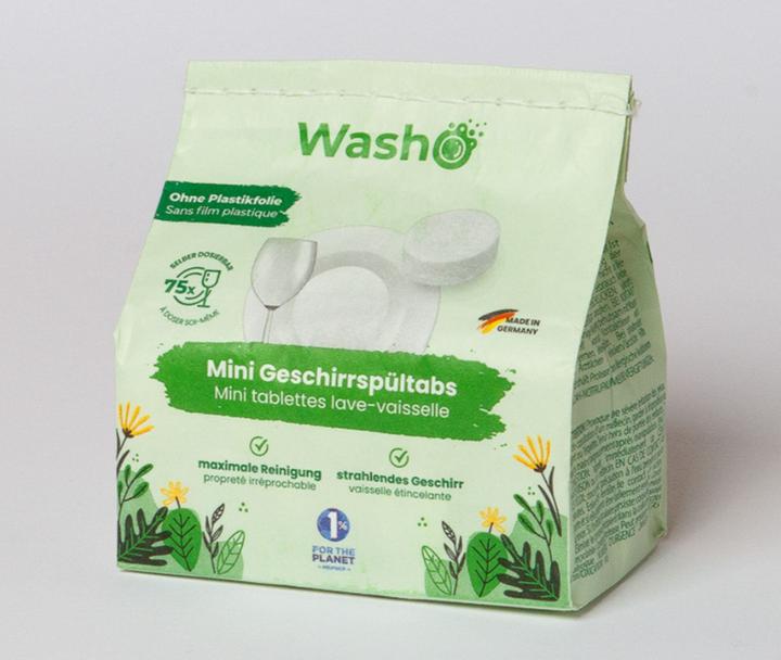 Image du produit Washo Geschirrspül-Tabs (Solide, 75 Cycles de lavage)