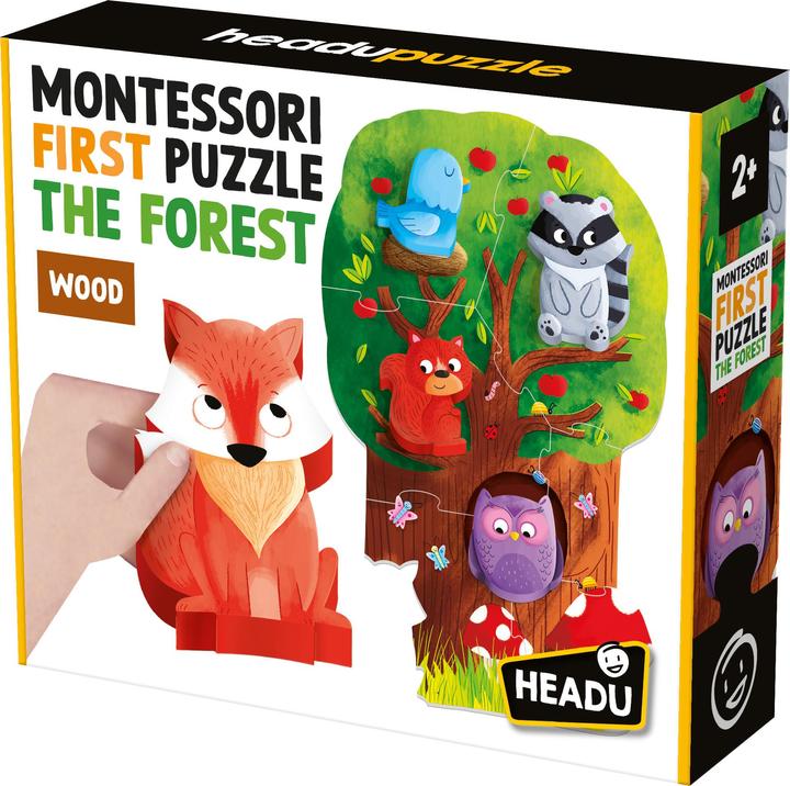 Actual product image Montessori Puzzle Forest (5 pieces)