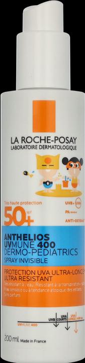 Actual product image La Roche Posay ROCHE POSAY Anthelios DP Invi Spr UV SPF50+ 200 ml (Sun spray, SPF 50+, 200 ml, 237 g)