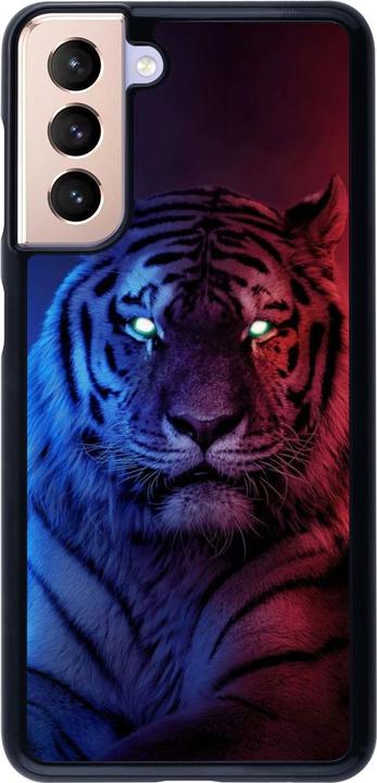 Image du produit PhoneLook Coque Tiger Blue Red (Samsung Galaxy S21 5G)