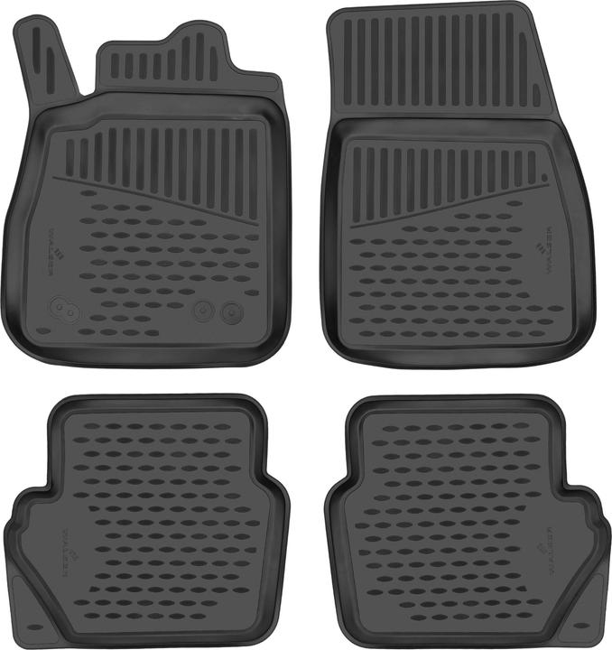 Image du produit Walser Tapis en caoutchouc XTR pour Ford Puma 09/2019-aujourd'hui, hybride (2 tapis avant + 2 tapis arrière)