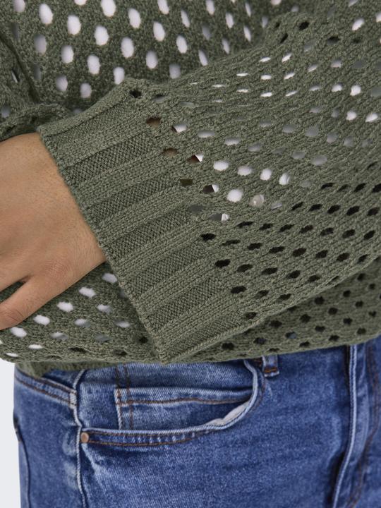 Image du produit Only Coupe normale Col rond Épaule basse Pull-over Haut tricoté (S)