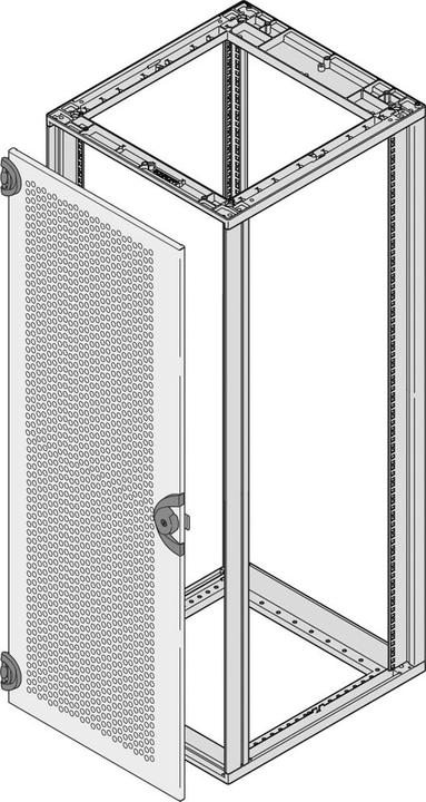 Produktbild Schroff Novastar Lochblechtüre 16HE/RAL7021