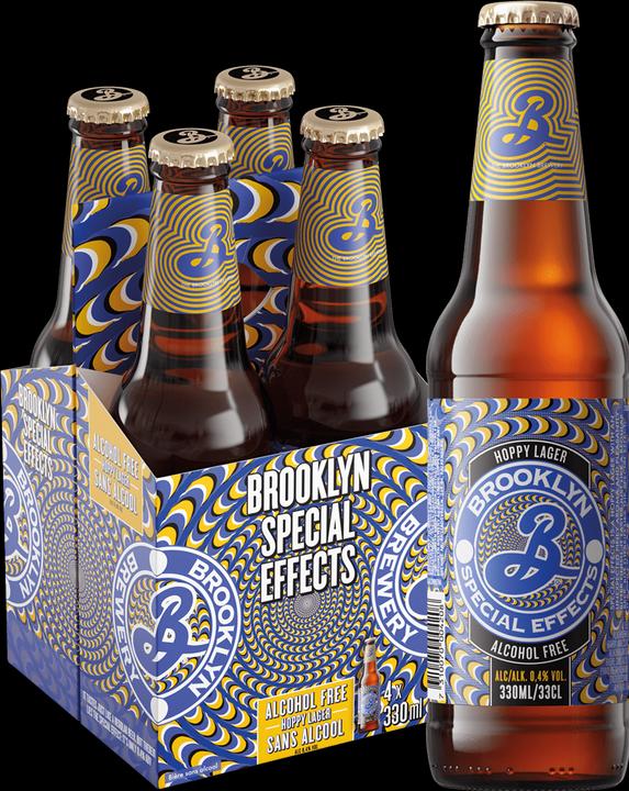 Actual product image Brooklyn Special Effects Hoppy Lager (24 x 33 cl)