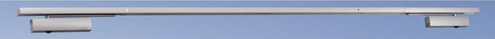 Geze Door closer TS 5000L R-ISM-BG VP, EN 2-6, 2-leaf guide rail, silver