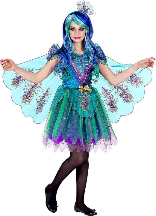 Actual product image Widmann Costume blue peacock 116cm with (116)