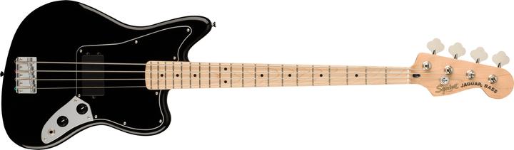 Squier Affinity Series Jaguar Bass H Black MN basso elettrico (Basso elettrico, Mogano, Acero, NATO)