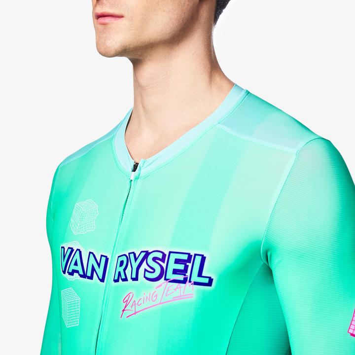 Produktbild Van rysel Radtrikot Rennrad kurzarm Sommer Racer 2 Aquamarin (M)