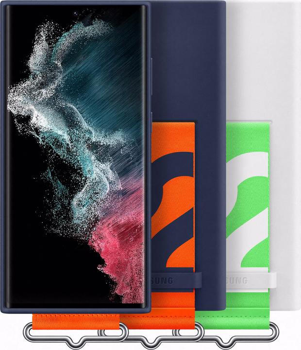 Actual product image Samsung Silicone cover with loop (Samsung Galaxy S22 Ultra)