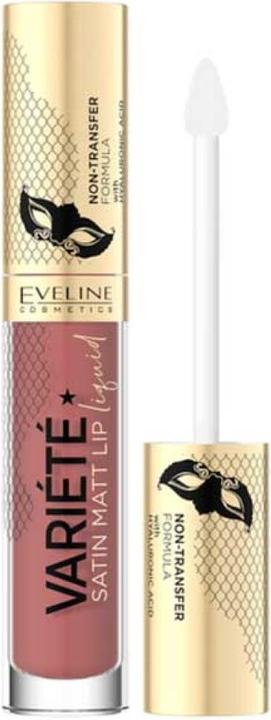 Immagine prodotto Eveline Variete Satin Matt Lip Rossetto liquido con acido ialuronico 02 5Ml (02 Crema di lamponi)