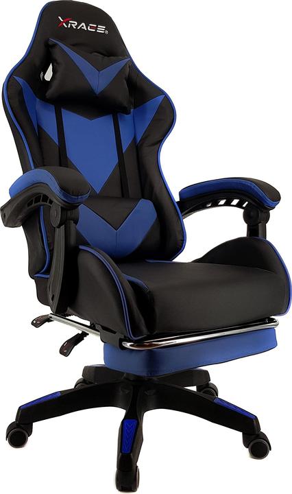 Produktbild XRace Leder Drehstuhl im Rennstil