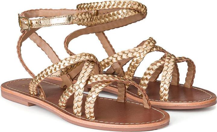 La Redoute Collections Geflochtene Sandalen Signature aus Leder