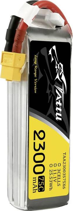 Produktbild Gens Ace Battery Pack TATTU 2300mAh 11.1V 75C 3S1P Lipo with XT60 (11.10 V, 2300 mAh)