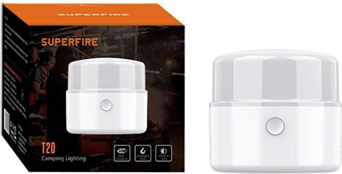 Immagine prodotto Superfire Lampada kempingowa SupFire T20, USB, 200lm, 1200mAh
