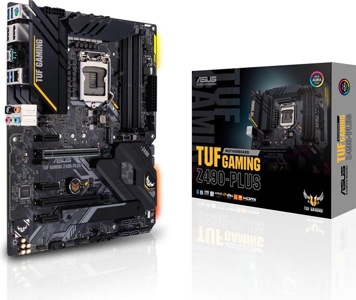 Image du produit ASUS TUF Gaming Z490-PLUS (LGA 1200, Intel Z490, ATX)