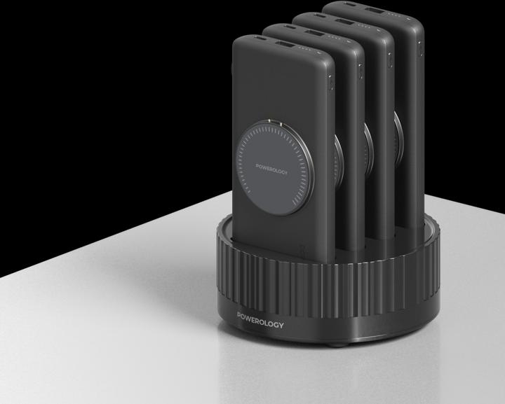Image du produit Powerology Station 4en1 10000mAh PD 100W QC Wireless Power Bank (10000 mAh, 100 W, 37 Wh)