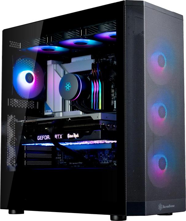 Actual product image Silverstone SST-FA514X-BG - FARA High Airflow ATX Mid-Tower gaming chassis with dual radiator suppor (ATX, mATX, Mini-ITX)