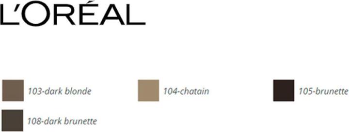 Actual product image L'Oréal Paris Brow Artist Skinny Definer (104 Chatain)