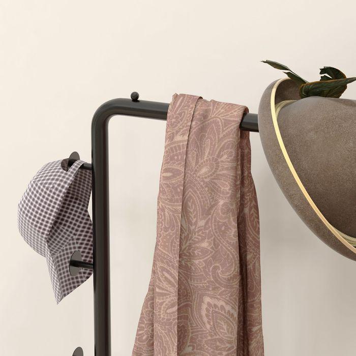 Actual product image Swisshandel24 Garderobenständer Kleiderständer inkl. Haken & Tablett ideal für Kleider, Hüte