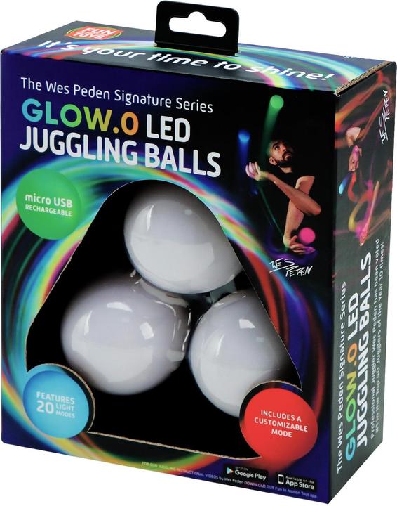 Immagine prodotto Spin Balls Set di 3 palline da giocoleria con LED