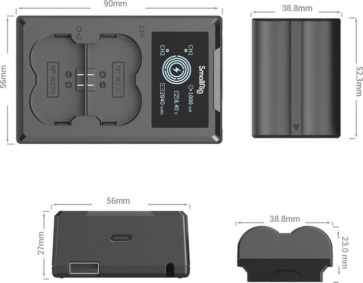 Image du produit SmallRig NP-W235 (Chargeur, Batterie)