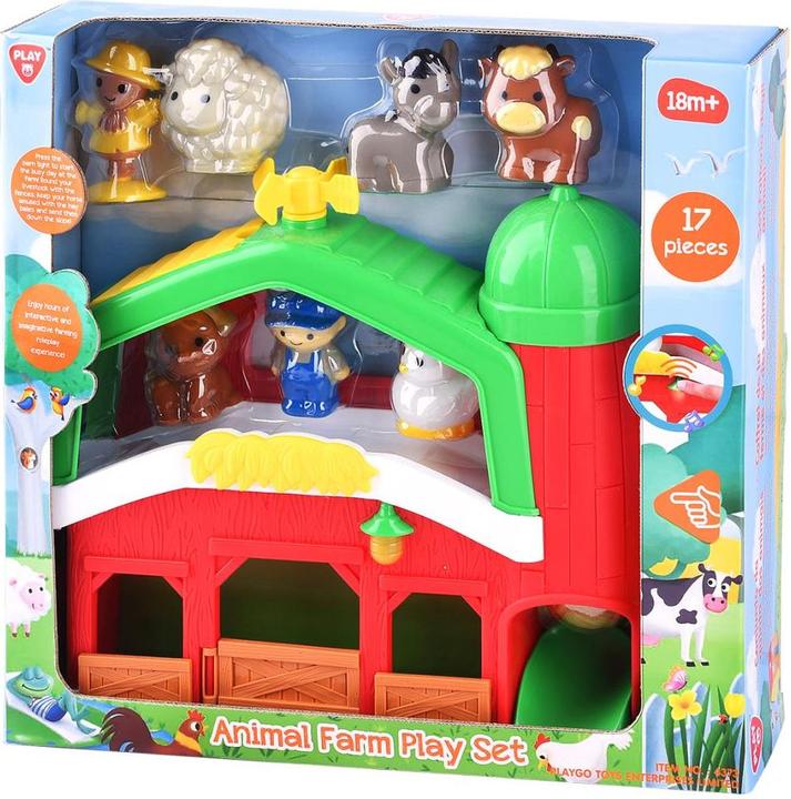 Actual product image PlayGo Farm Play Set B/O - 17 Pcs*
