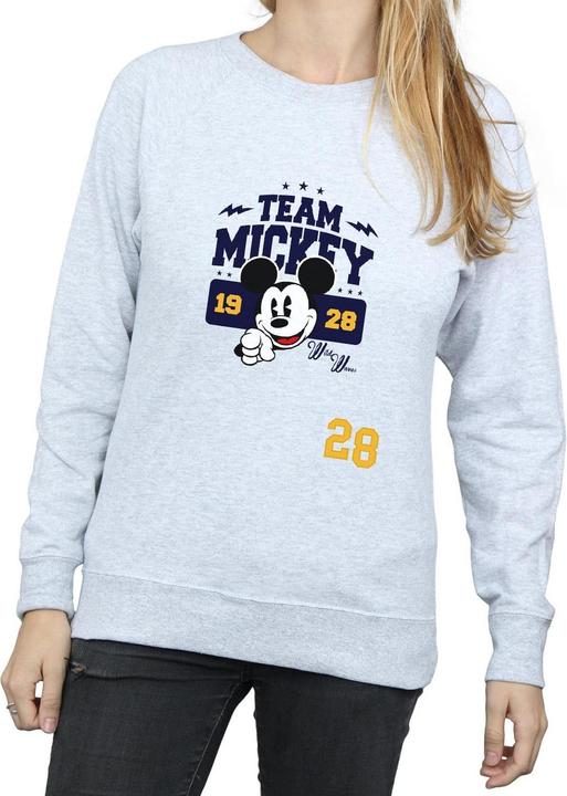 Actual product image Disney Womens/Ladies Mickey Mouse Team Mickey Sweatshirt (S)