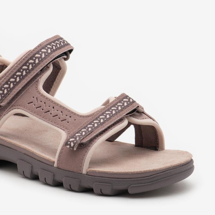 Actual product image Quechua Trekkingsandalen Damen Leder Wandern - NH500 (37)