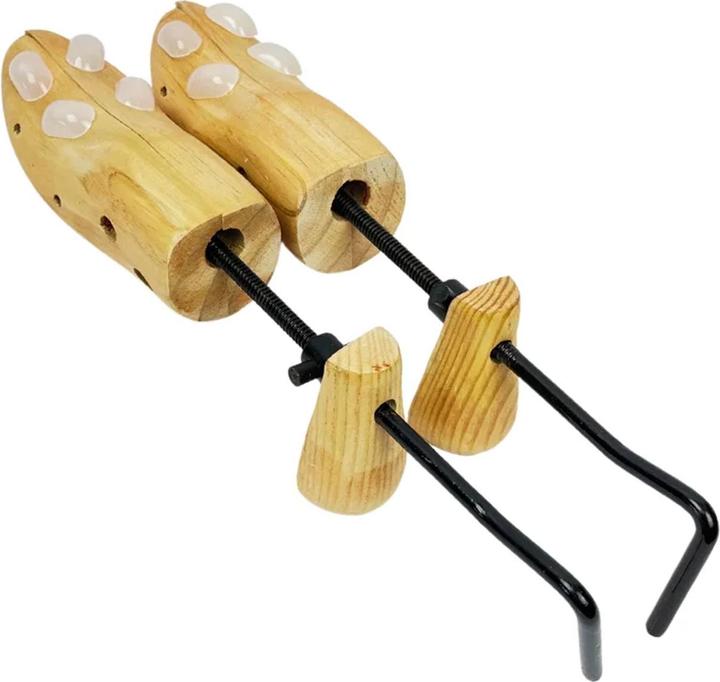 Produktbild Herzberg Home & Living 2-Wege Schuhspanner aus Zedernholz mit Druckpunkt-Entlastung für Herrenschuhe (2 x)