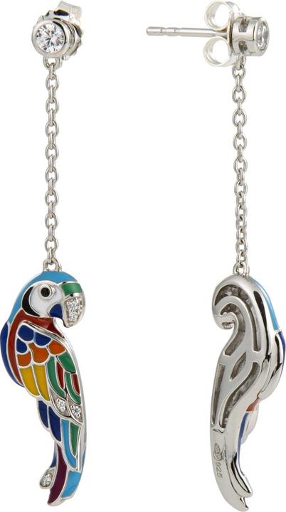 Una Storia Lovebirds (Silber 925)