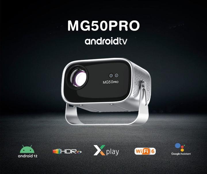 Immagine prodotto PhoneLook Proiettore HD HG50 Pro Smart Multimedia Home Cinema (350 ANSI, Android 12, Wi-Fi 6, Bluetooth 5.1 (4K, 350 lm)