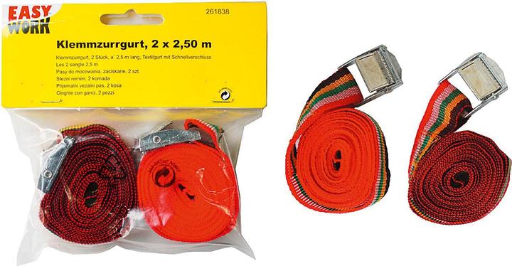 Actual product image Easy Work Clamp lashing straps