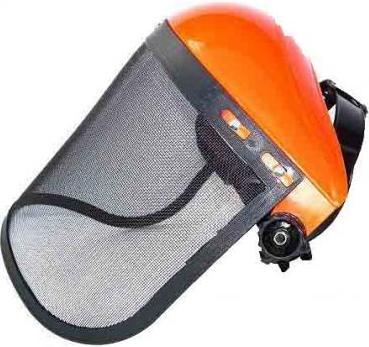 MAR Casque de protection pour tondre Débroussailleuse Visière Masque avec maille 83093