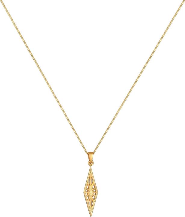 Immagine prodotto Kuzzoi Collana Uomo Rombo Marquise Ornamento Look Usato Argento 925 (Argento 925, 60 cm)