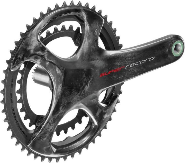 Actual product image Campagnolo Super Record/EPS crankset carbon 12-speed 50/34 teeth (172.50 mm)