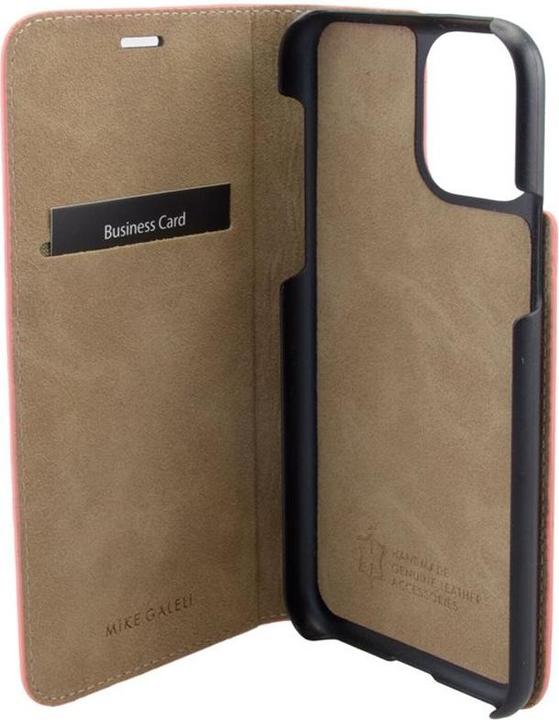Immagine prodotto Mike Galeli Copertina del libro in vera pelle Marc salmone (Apple iPhone 11 Pro Max)