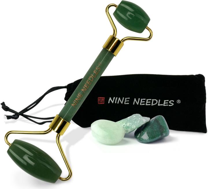 Actual product image Nine Needles Jade Roller Aventurine (1 pc)