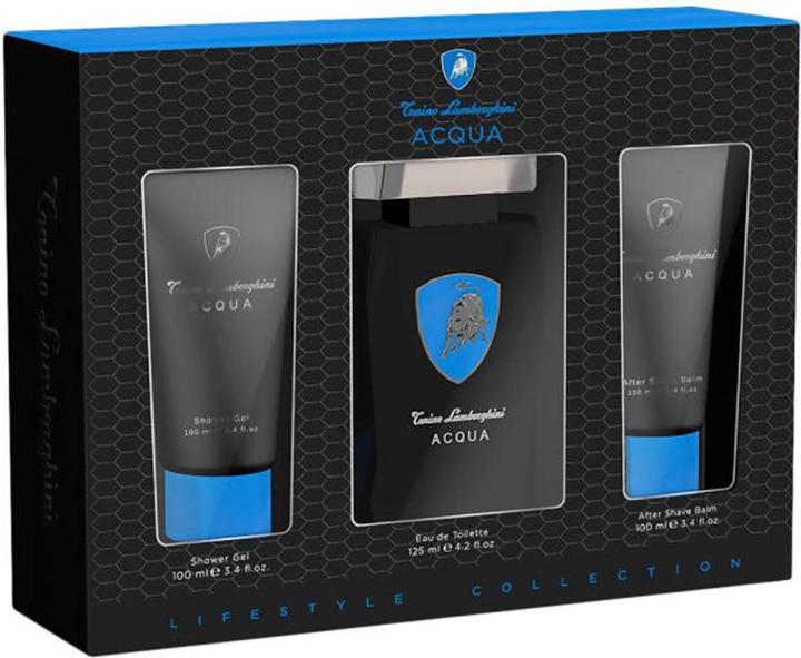 Produktbild Tonino Lamborghini Set Acqua Edt 125Ml + Balm 100Ml + 100Ml (Eau de Toilette, 125 ml)