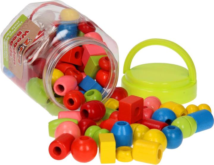 Produktbild Roost Holz Perlen 2play 610069 72 Stück