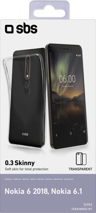 Immagine prodotto SBS Cover sottile per Nokia 6 2018/6.1 (Nokia 6.1, Nokia X6 2018)