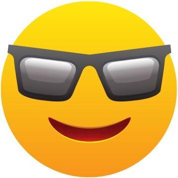 Actual product image Bügelbilder Bügelbild Emoji – COOL