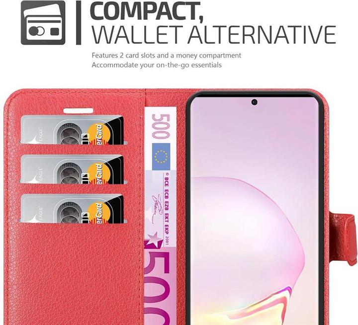 Actual product image Cadorabo Book with stand function cover (Samsung Galaxy Note 20)