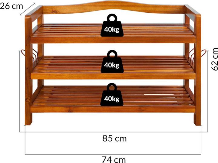 Produktbild Casaria Melany (85 x 26 x 62 cm)