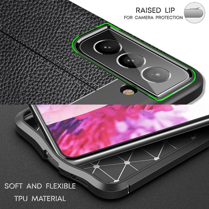 Actual product image Nalia Leather Look Silicone Cell Phone Case (Samsung Galaxy S22+)