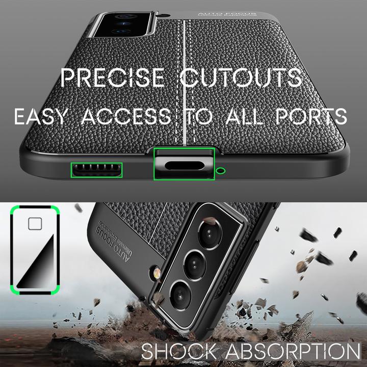 Actual product image Nalia Leather Look Silicone Cell Phone Case (Samsung Galaxy S22+)
