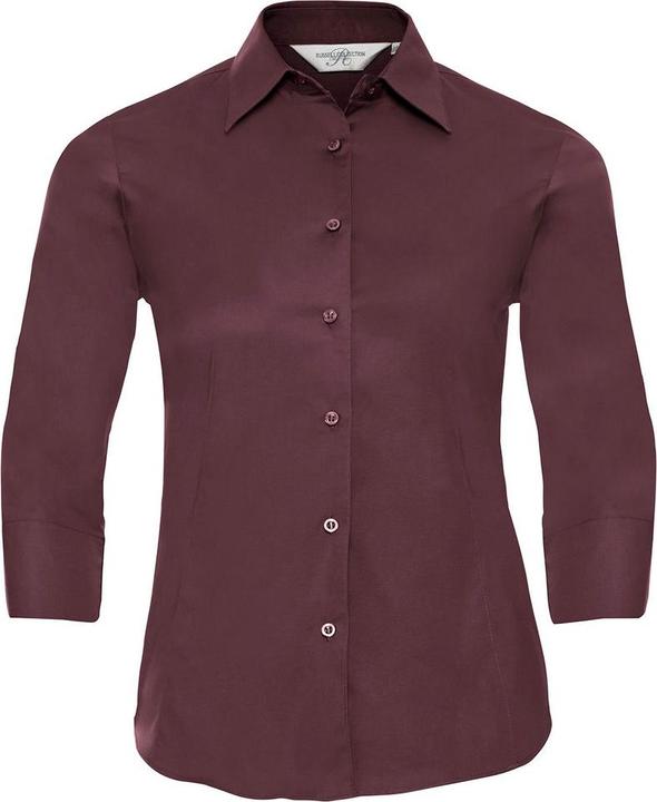 Image du produit Russell Chemise formelle ajustée à manches 3/4 Womens/Ladies Easy-Care (34 D)