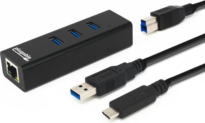 Produktbild Plugable 3 port USB 3.0 Bus Powered Hub (USB-C)