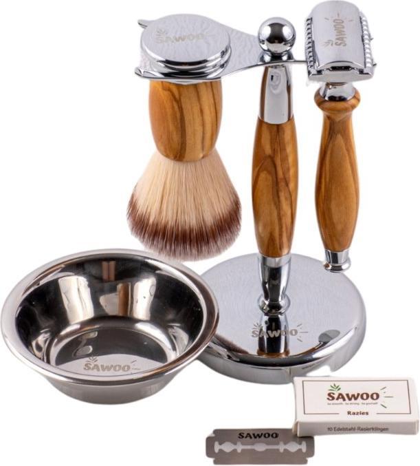 Immagine prodotto Sawoo Set da barba Woolive 5 pezzi.