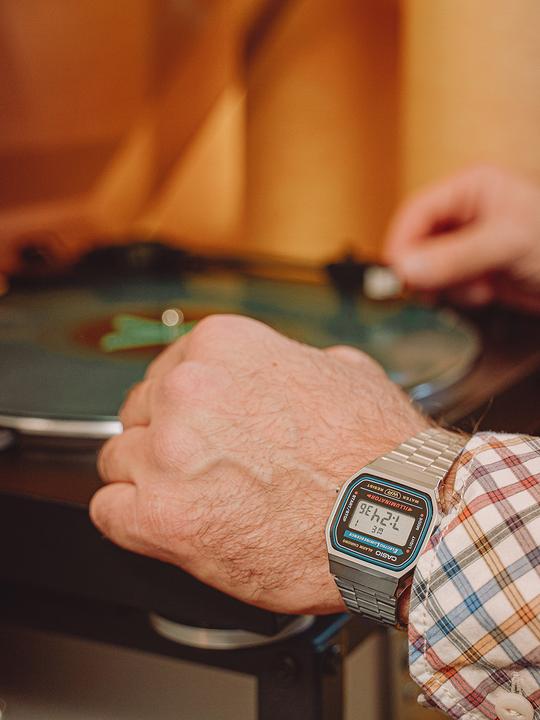 Actual product image Casio Vintage A168wa-1yes (Digital watch, 35 mm)