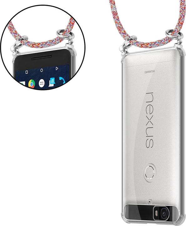 Produktbild Cadorabo TPU Handy Kette SILBER Cover